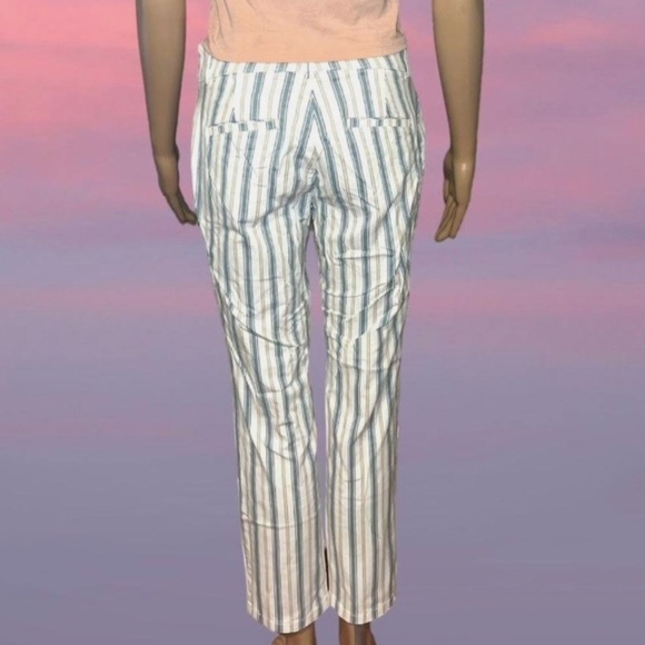 Loft Size 6 Striped Straight Leg Slacks - Picture 7 of 11